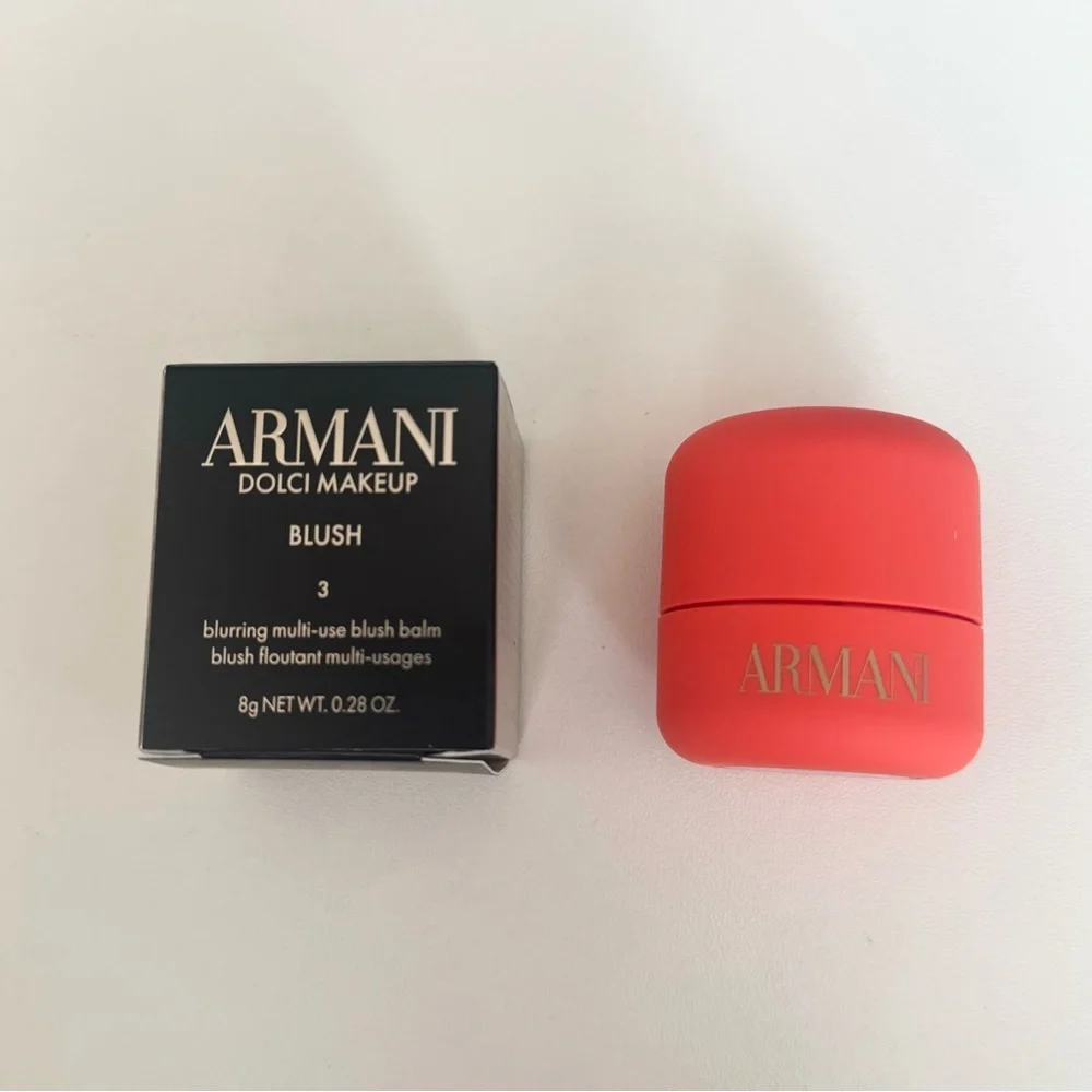 NEW Armani Beauty Dolci Blush Smoothing Cream to Powder Soft Matte Balm Makeup